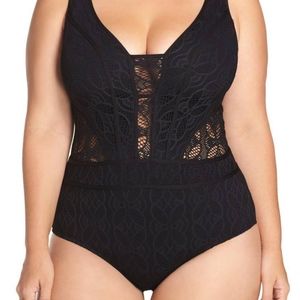 Becca Plus Size CROCHET BOHO Swimsuit